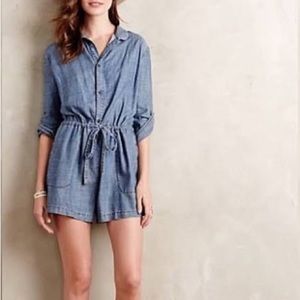 Anthropolgie Level 99 Denin Romper